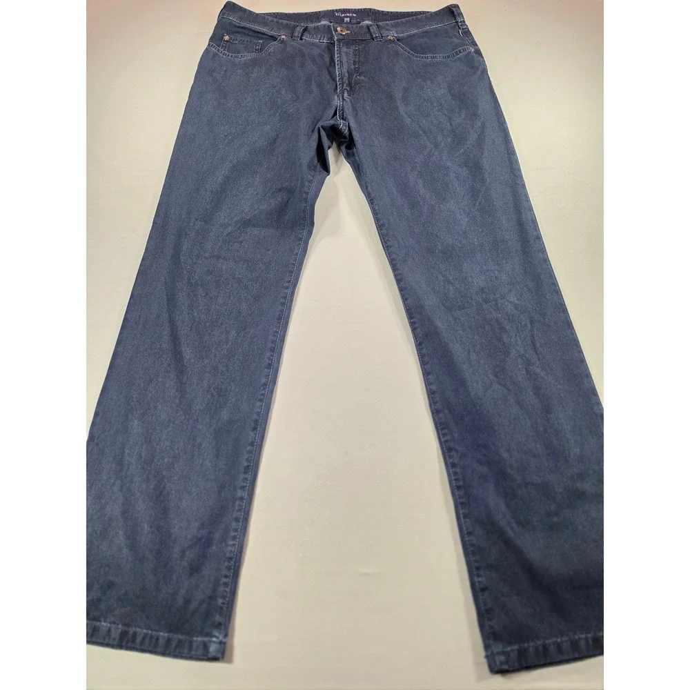 Atelier Gardeur Nevio1 Regular Fit Blue Denim Jeans Mens 38x30 BeCool Dark Wash